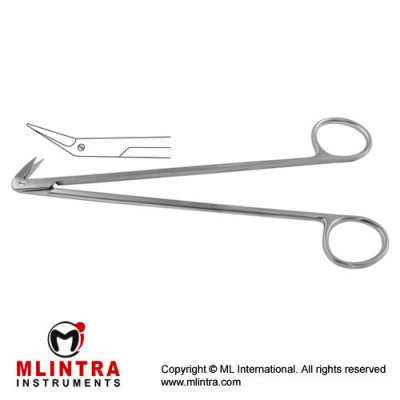 Diethrich-Potts Vascular Scissor Angled 25° - Standard Blade Stainless Steel, 18 cm - 7" Diethrich-Potts Vascular Scissor Angled 25° - Standard Blade Stainless Steel, 18 cm - 7"